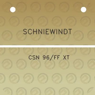 schniewindt-csn-96ff-xt