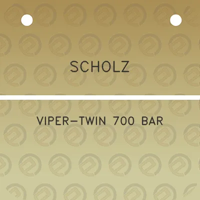 scholz-viper-twin-700-bar