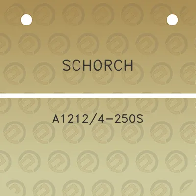 schorch-a12124-250s