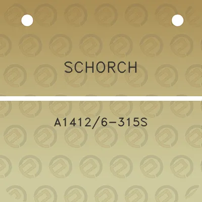 schorch-a14126-315s