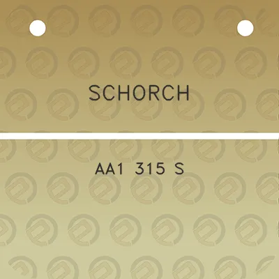 schorch-aa1-315-s