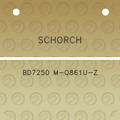 schorch-bd7250-m-q861u-z