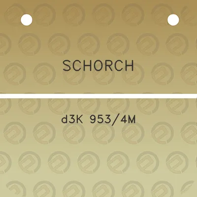 schorch-d3k-9534m