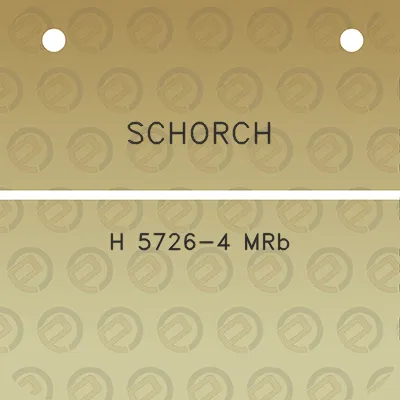 schorch-h-5726-4-mrb