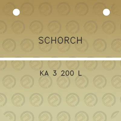 schorch-ka-3-200-l