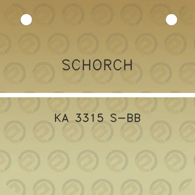 schorch-ka-3315-s-bb