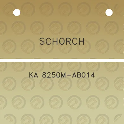 schorch-ka-8250m-ab014