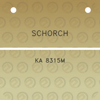 schorch-ka-8315m