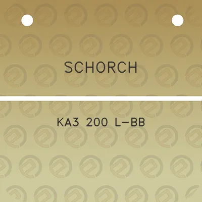 schorch-ka3-200-l-bb