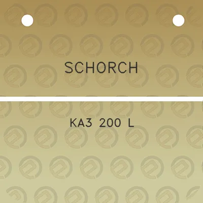 schorch-ka3-200-l