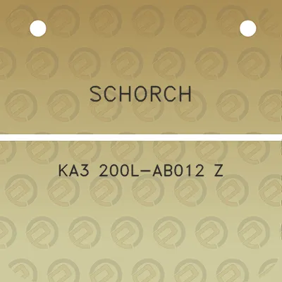 schorch-ka3-200l-ab012-z