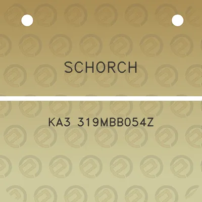 schorch-ka3-319mbb054z