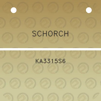 schorch-ka3315s6