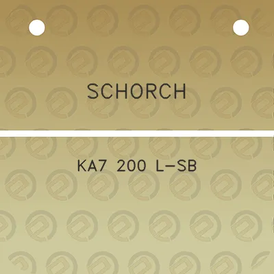 schorch-ka7-200-l-sb