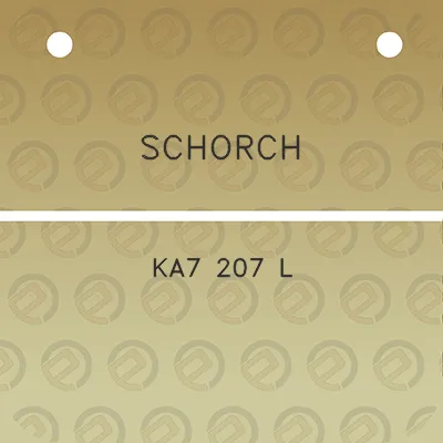 schorch-ka7-207-l