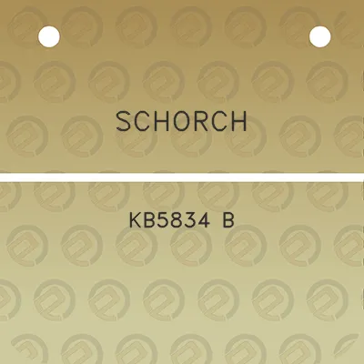 schorch-kb5834-b