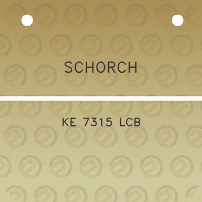 schorch-ke-7315-lcb