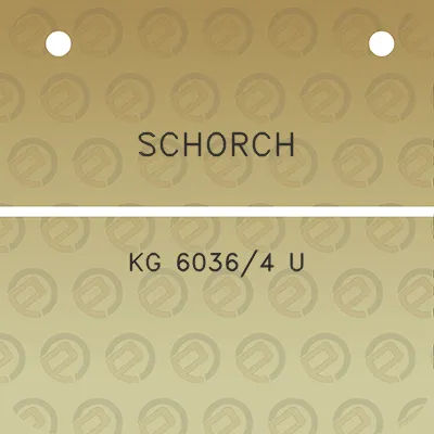 schorch-kg-60364-u