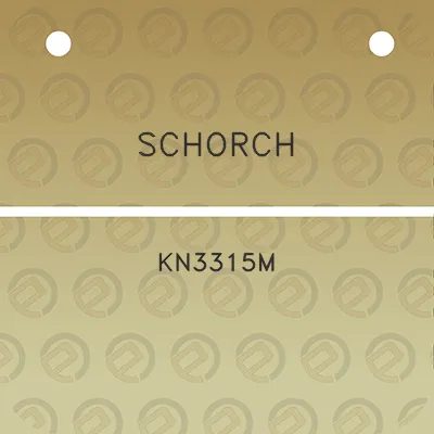 schorch-kn3315m