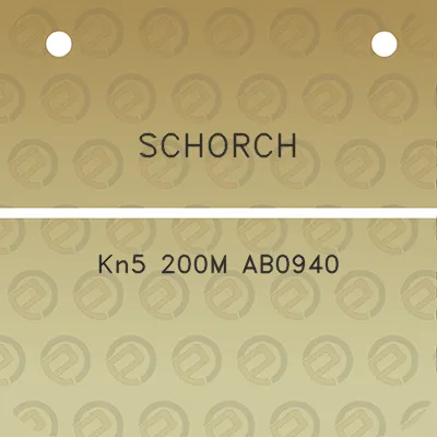 schorch-kn5-200m-ab0940