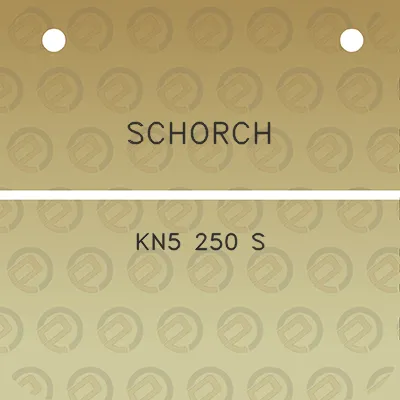 schorch-kn5-250-s