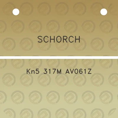 schorch-kn5-317m-av061z