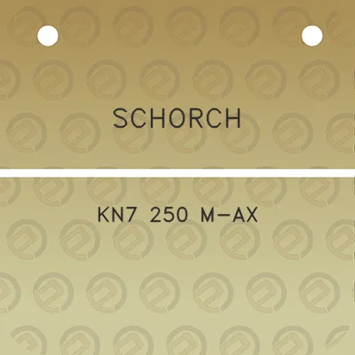 schorch-kn7-250-m-ax