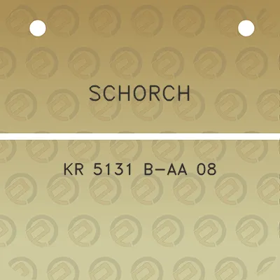 schorch-kr-5131-b-aa-08