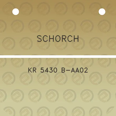 schorch-kr-5430-b-aa02