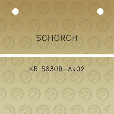 schorch-kr-5830b-ak02