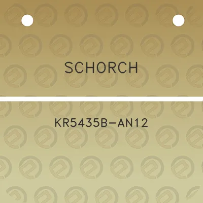 schorch-kr5435b-an12