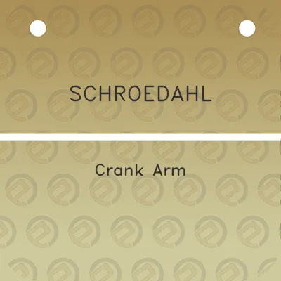 schroedahl-crank-arm