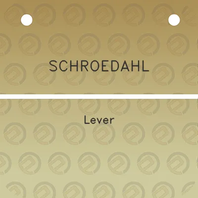 schroedahl-lever