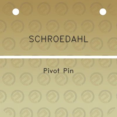 schroedahl-pivot-pin