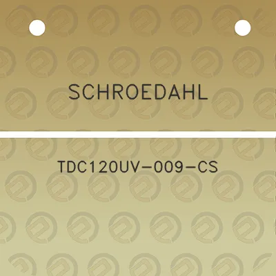 schroedahl-tdc120uv-009-cs