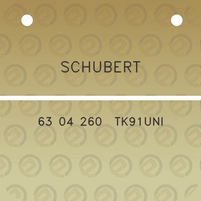 schubert-63-04-260-tk91uni