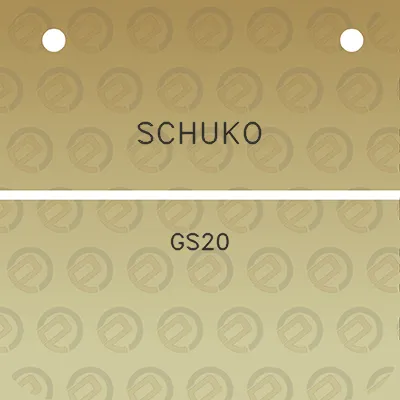 schuko-gs20