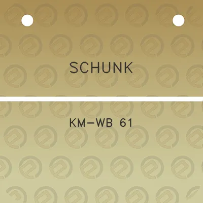 schunk-km-wb-61