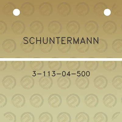 schuntermann-3-113-04-500