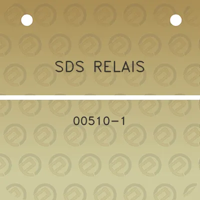 sds-relais-00510-1