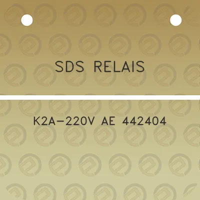 sds-relais-k2a-220v-ae-442404