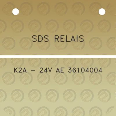 sds-relais-k2a-24v-ae-36104004