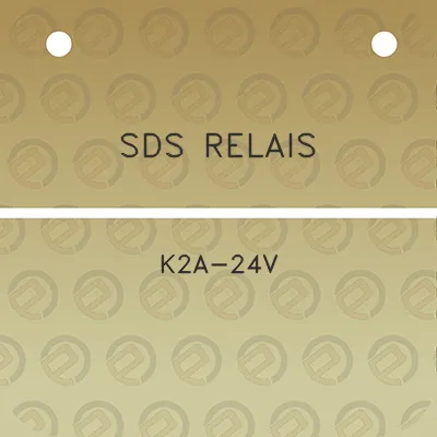 sds-relais-k2a-24v