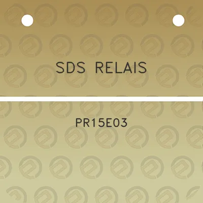 sds-relais-pr15e03