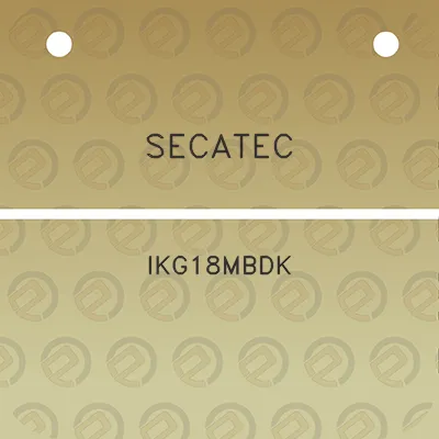 secatec-ikg18mbdk