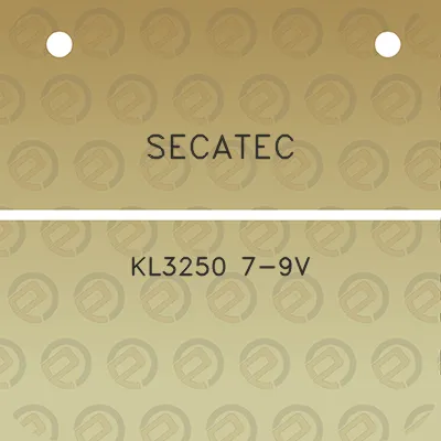 secatec-kl3250-7-9v