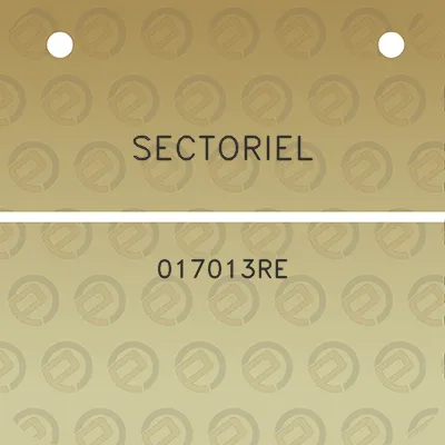 sectoriel-017013re