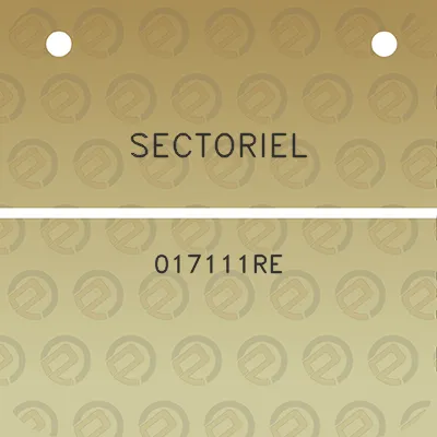 sectoriel-017111re