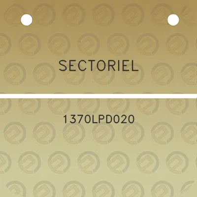 sectoriel-1370lpd020