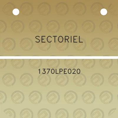 sectoriel-1370lpe020